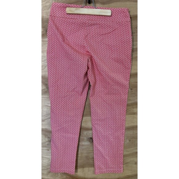 Attyre Woman 12 X 27 ” L Pants Stretch Pull On Red Pockets - Picture 2 of 7